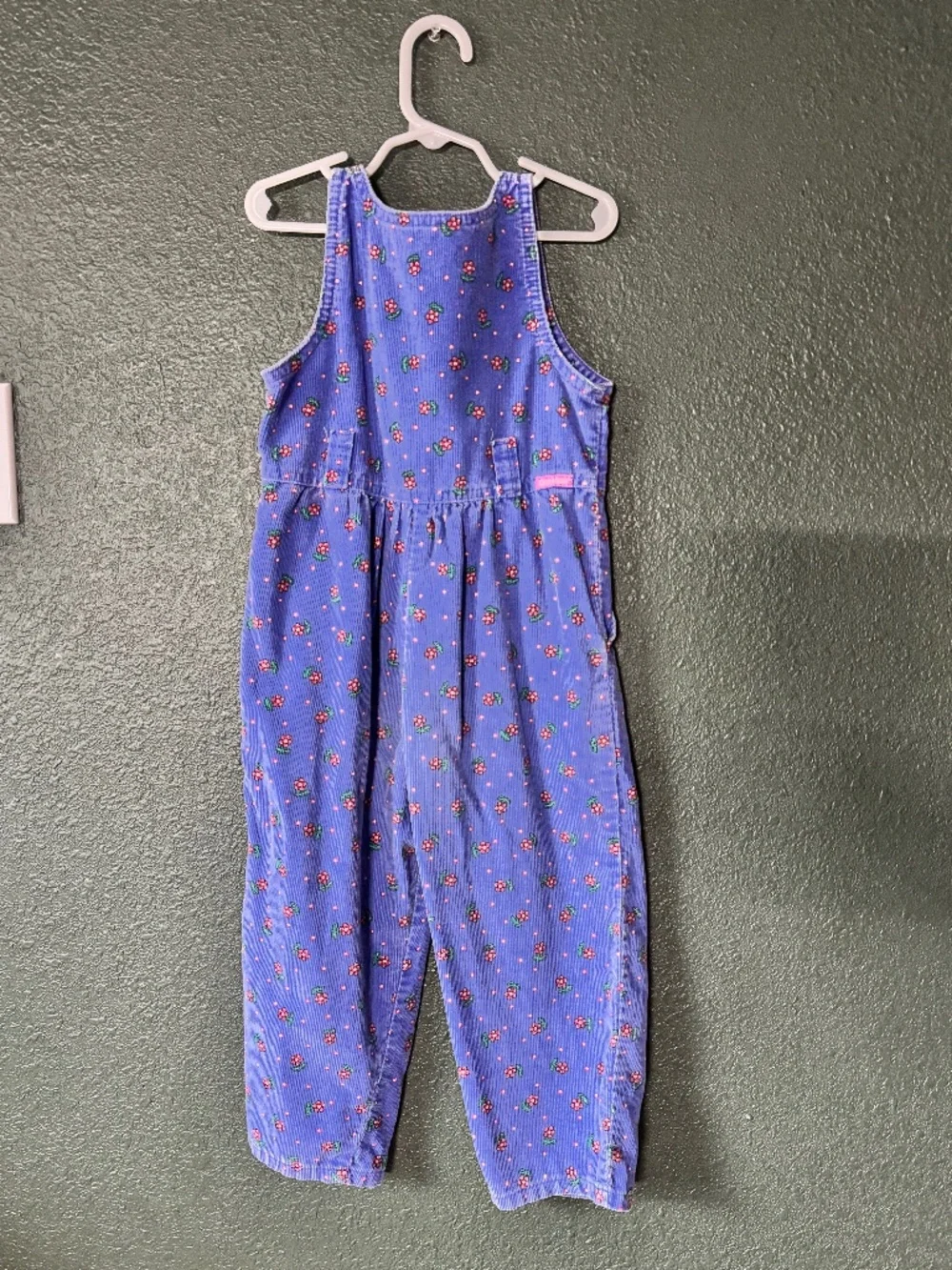 vintage 90s OshKosh B'gosh blue corduroy overalls